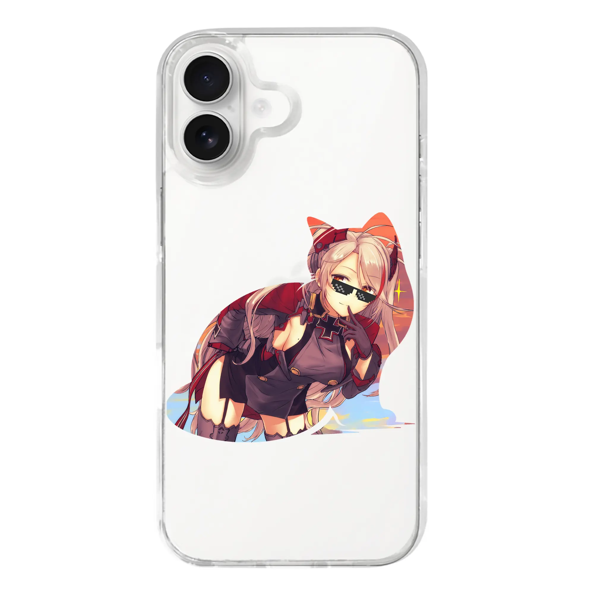 アズールレーン グッズ,プリンツ・オイゲン - iPhone 17シリーズ 透明スマホケース – 薄型・耐衝撃・精密フィット保護カバー